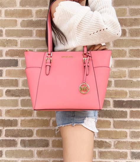 tote bag michael kors nude pink|Michael Kors pink shoulder bag.